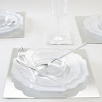 Upscale Round Clear Plastic Wine Cups | 4 Cups