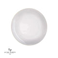 Round Clear and Gold Plastic Plates | 10 Pack